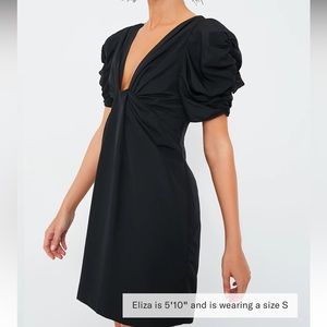 HYACINTH HOUSE

Black Tinsley Mini Dress